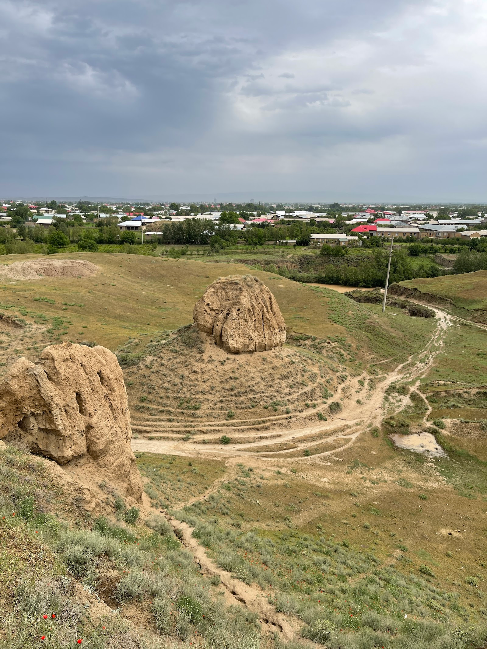 Kafir Kala Buddhist Temple Vakhsh Valley Tajikistan