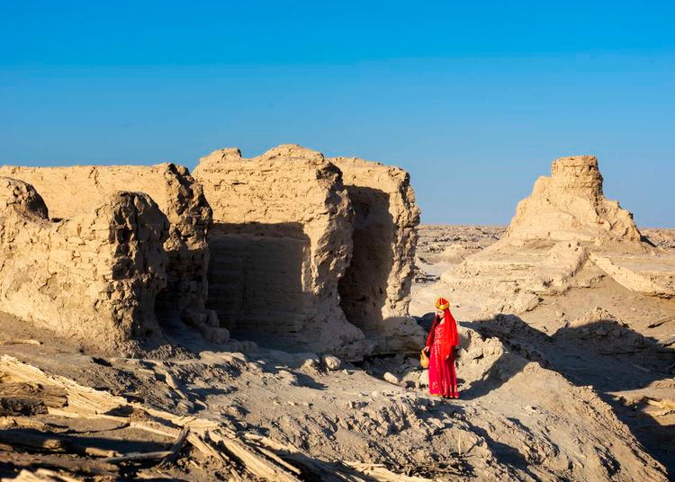 Loulan Ancient City Ruoqiang Xinjiang China